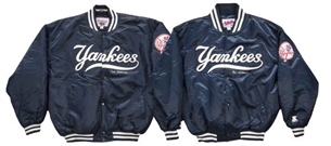 Mel Stottlemyre Pair of New York Yankee Dugout Game Worn Jackets (Stottlemyre LOA)